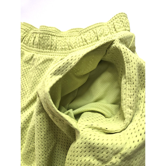 Womens Gymshark Lifting Mesh Shorts Neon Yellow/Green Size XS Pockets EUC - Picture 8 of 11